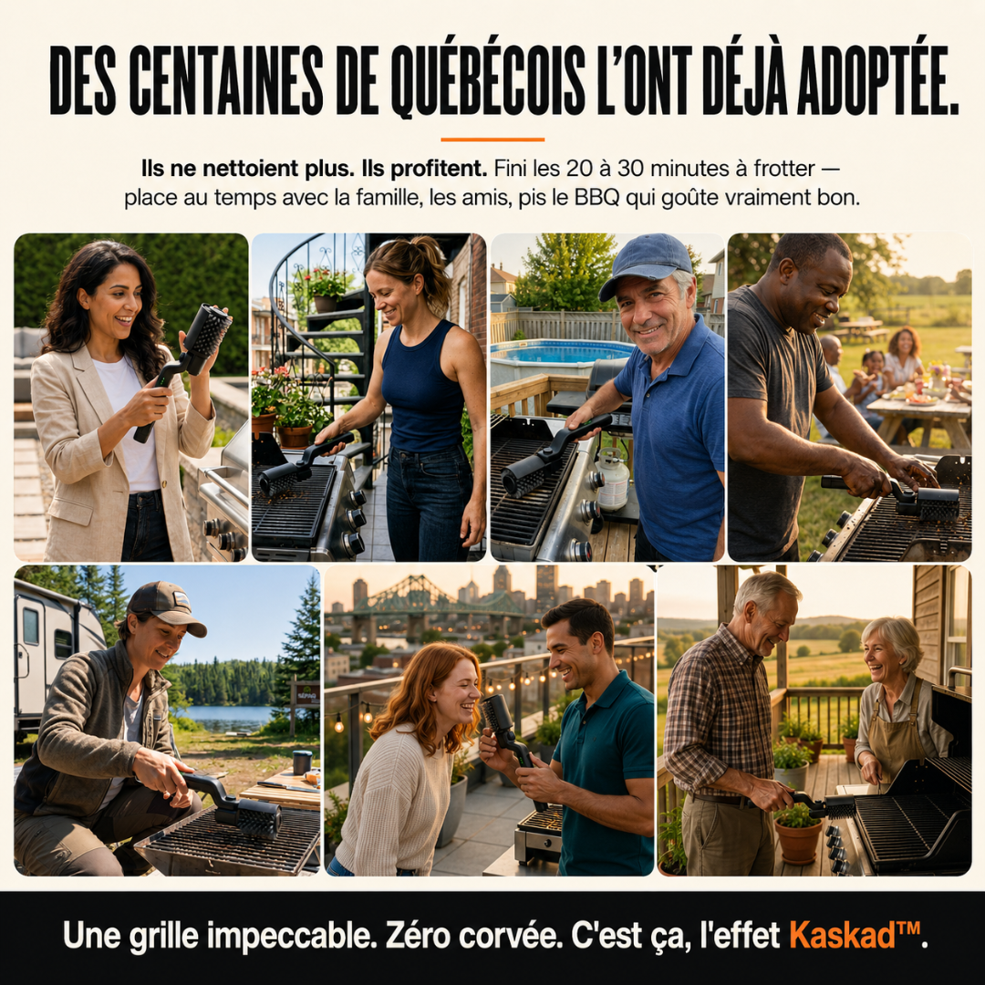 Brosse Électrique pour BBQ Kaskad™ – Nettoyage Rapide et Sans Effort